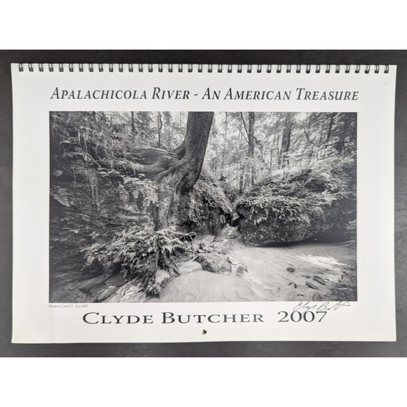Clyde Butcher Photo Calendar 2007 Signed Apalachicola River An American Treasure - Picture 1 of 5